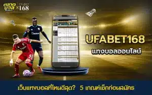การเลือกเว็บแทงบอลตาม 5 เกณฑ์